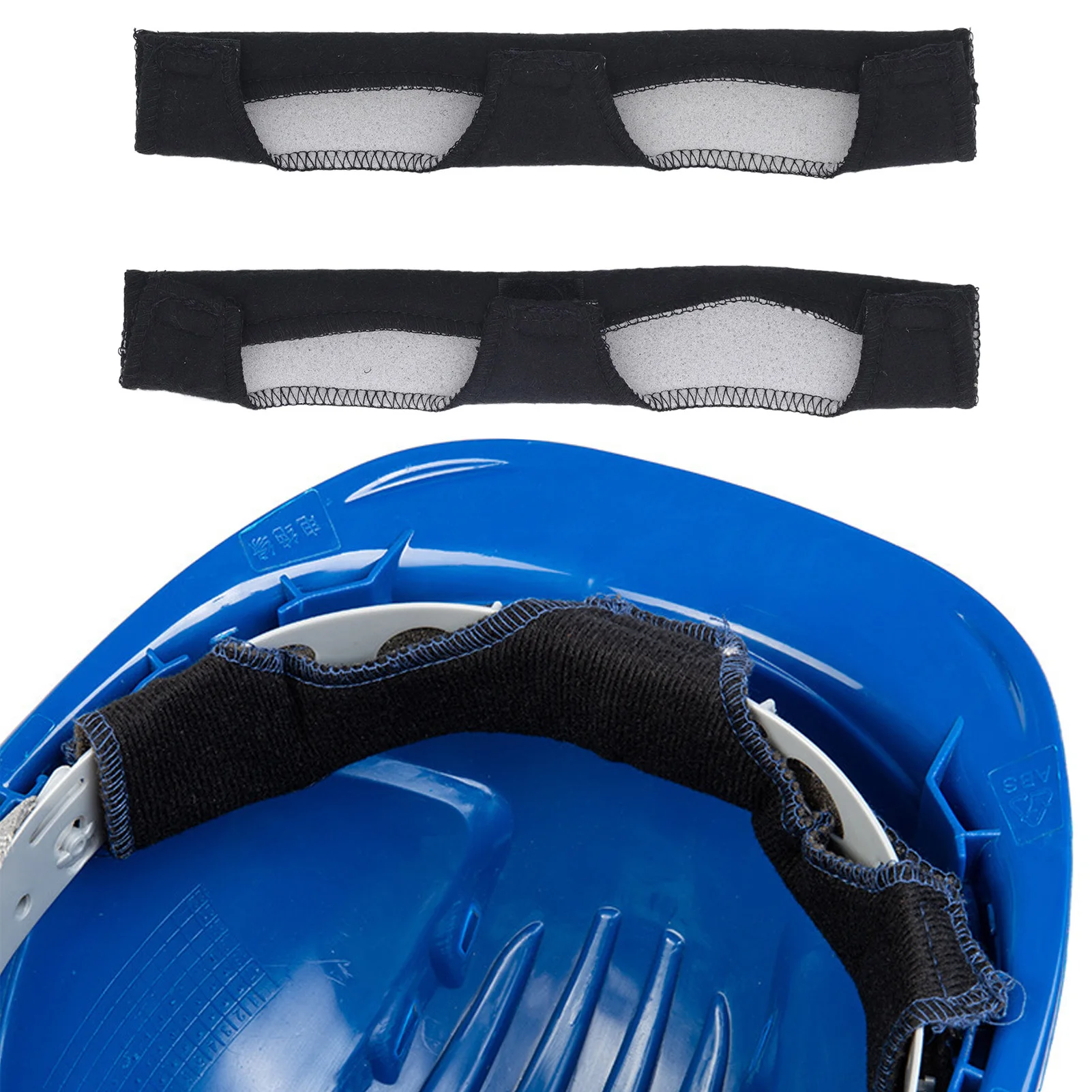 zk30 4Pcs Hard Hat Sweatband Washable Liner Belt Replacement Helmet Welding Non Perspirant Cotton Comforter Accessories
