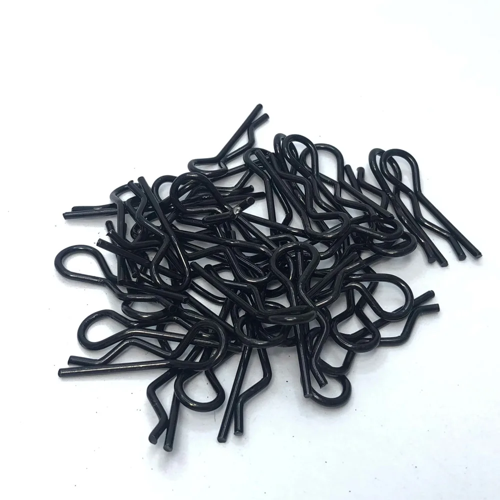 50 peças 1/5 1/6 1/7 1/8 1/8 1/12 1/16 1/14 rc carros clipes de corpo pinos r fivelas fixas para traxxas scx10 rc peças de carro