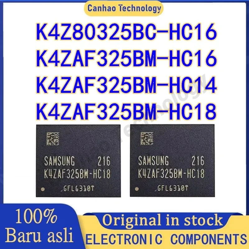 K4Z80325BC-HC16 K4ZAF325BM-HC16 K4ZAF325BM-HC14 K4ZAF325BM-HC18 BGA Display Embedded Ball Steel Mesh Chip