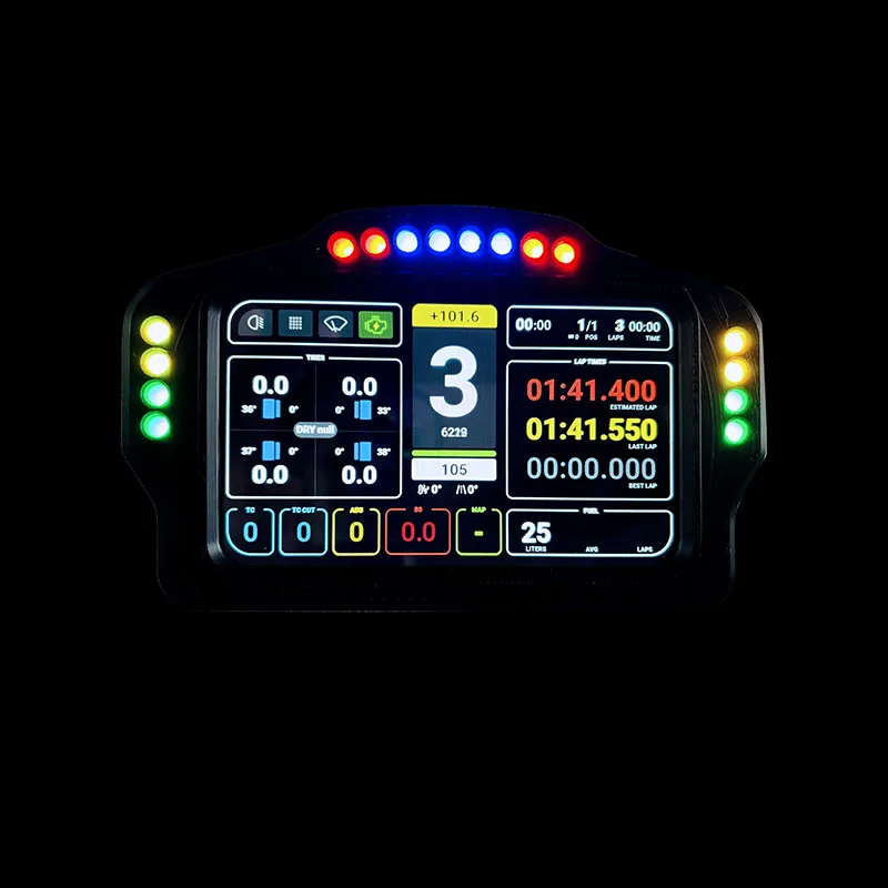 DT5 Simracing Dashboard Display 5 Inch Touch Screen for SIMAGIC MOZA FANATEC SIMUCUBE