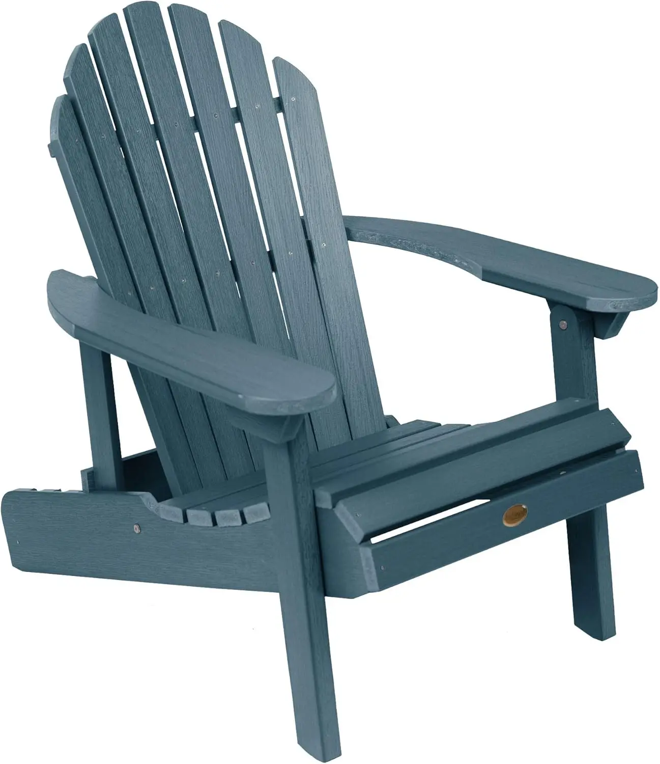 Hamilton Made in The  Folding and Reclining Adirondack Chair, Adult, Nantucket Blue