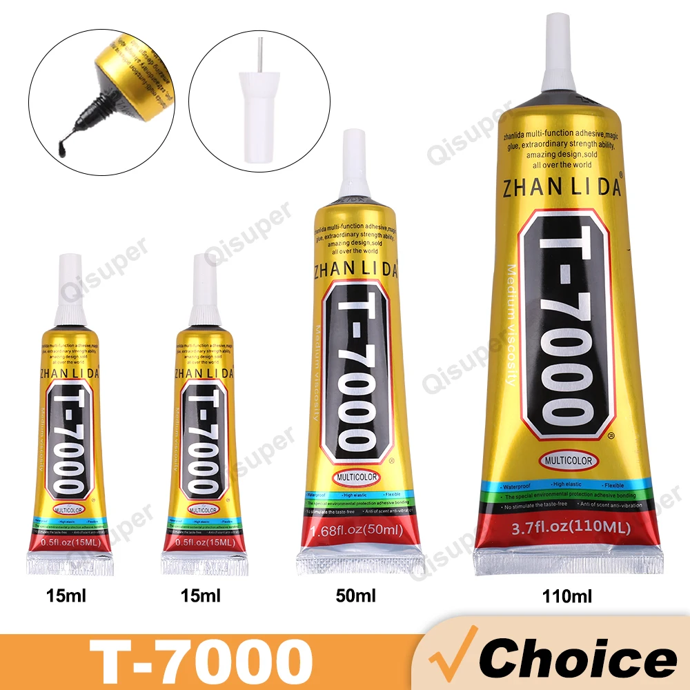 zhanlida cola adesiva epoxi universal preto reparacao exibicao do telefone movel celular colar orador contato faca voce mesmo precision applicator 01