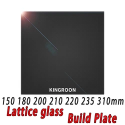 Lattice glass Build Plate 150 180 200 210 220 235 310mm Build Plate For kp3 3s mk2 ender3 3s CR20 20Pro SW-X1 CR-10 Anet A8Plus