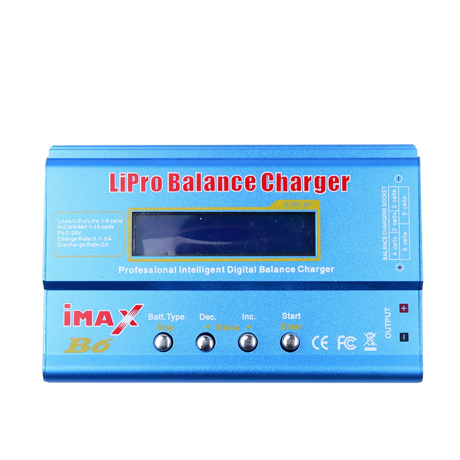 80W Aircraft Model Intelligent Charger B6 IMAX B6AC RC AC Nimh Nicd lithium Battery Balance Lipo Balance Discharger