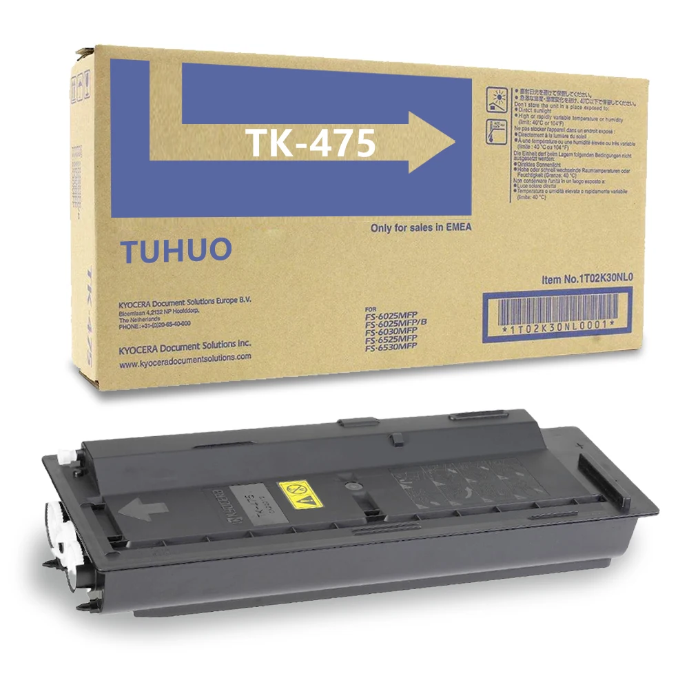 

TK-475 TK475 TK476 TK477 TK478 TK479 Черный тонер-картридж, совместимый с принтерами Kyocera FS-6025MFP 6030MFP 6525MF