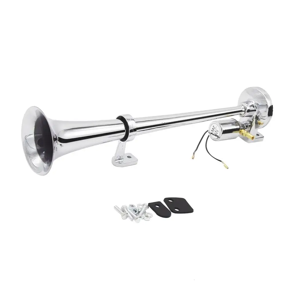 150db Single Trumpet Air Horn Compressor Kit, Loud Powerful Train Sound