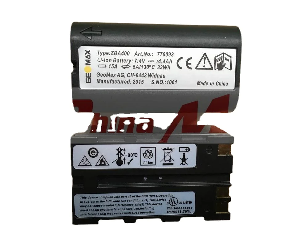 High Quality GEOMAX Battery ZBA400 Battery for GEOMAX  ZT20, ZT80 series total station