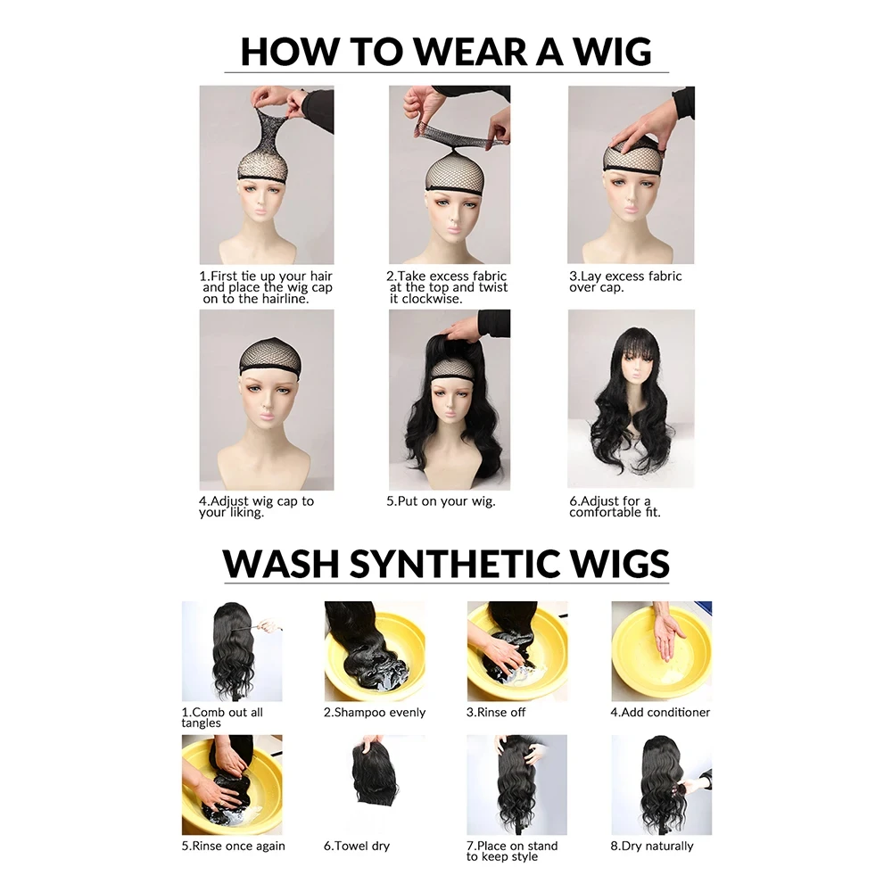Meistverkaufte 26-Zoll-Synthetikperücke für langes glattes Haar für Halloween-Cosplay, Alltagsperücke, hitzebeständiges Haaraccessoire. – Detail 26