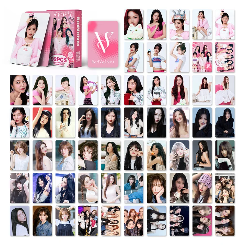 92Zhang XiaokaRed VelvetGreeting card, celebrity photo card, self-printed creative sticker, Pei Zhuxun double-sidedLOMOCard