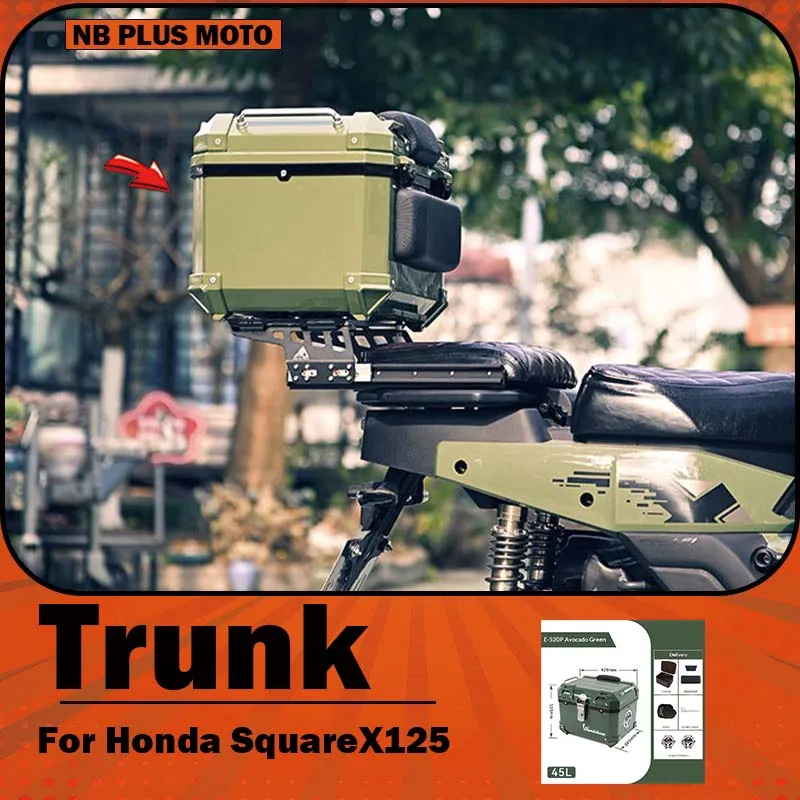 【Premium】For Honda Zuma SquareX125 motorcycles – accessories for modifying the trunk and sliding tail racks