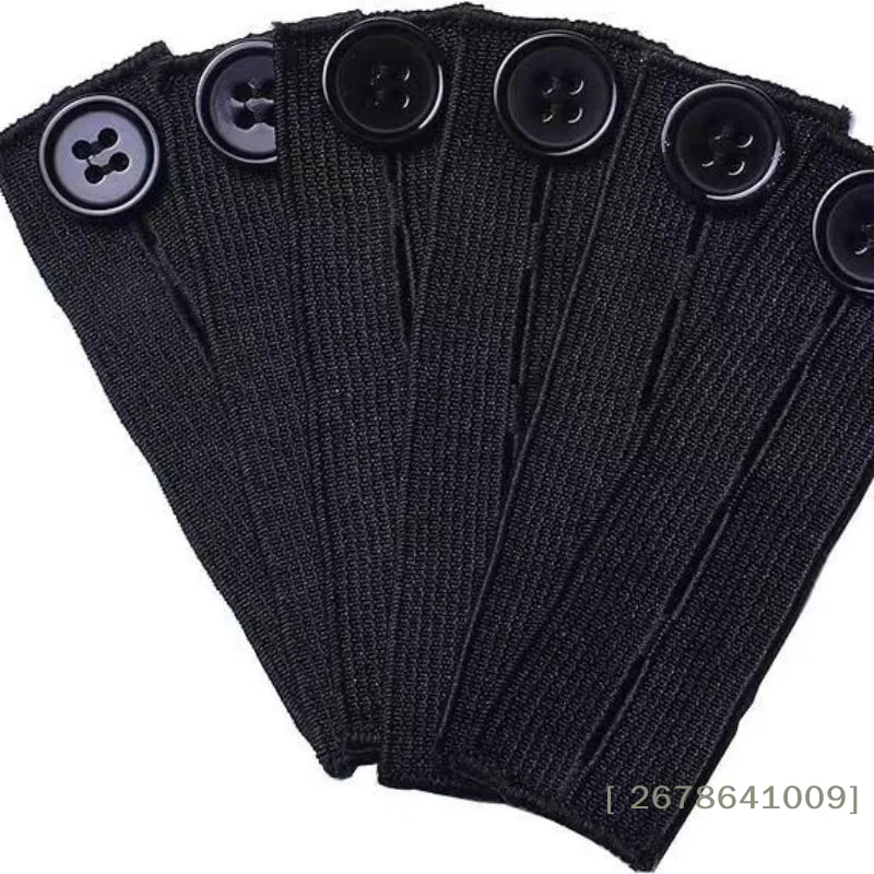 ✔5*Pant Extender Belt Unisex Waist Band Tight Trousers Jeans Skirts Maternity Button Hooks Garment DIY Adjustment Waist Buckle