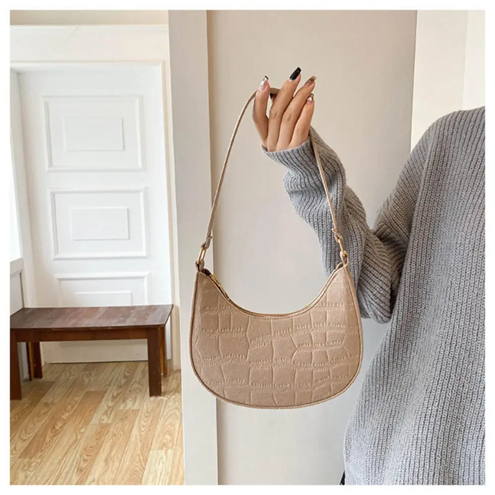 Mini Shoulder Underarm Bags Fashion Women Handbags Small Solid Color Casual Female Green Pouch Hot Sale Ladies Leather Tote Bag