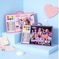 Kpop Rumi Mira Zoey Painting Anime Cartoon Line Drawing Children's Sketch Coloring Picture Book Children's Birthday Gifts Toy