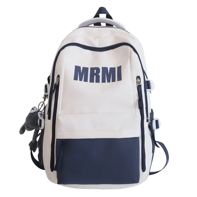 Mochilas de viagem dos desenhos animados para a escola, Mochila preta popular para meninas, Bolsa de esportes para mulheres