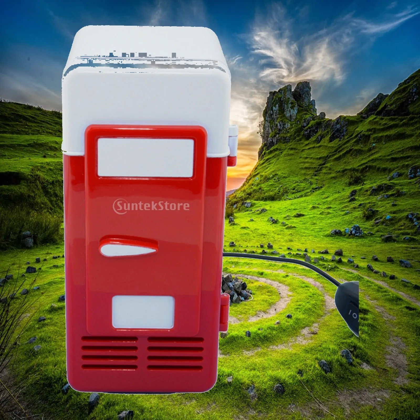 USB Mini Fridge Dual Function Mini USB Fridge Portable for Dorm Room