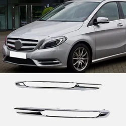 Front bumper fog lamp cover chrome strip A2468850474 A2468850574 For Mercedes Benz B-Class W246 2012-2014 B180 B250