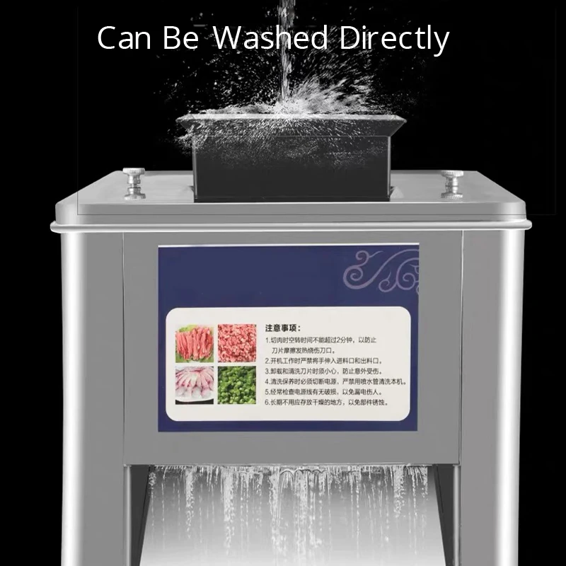 Affettatrice elettrica per carne affettatrice commerciale per uso domestico tritacarne automatico per pesce affettatrice tagliuzzata per filetti