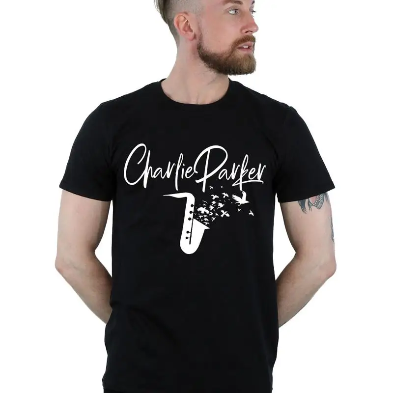 Мужская футболка Charlie Parker Bird Sounds Мужская футболка Charlie Parker Bird Sounds