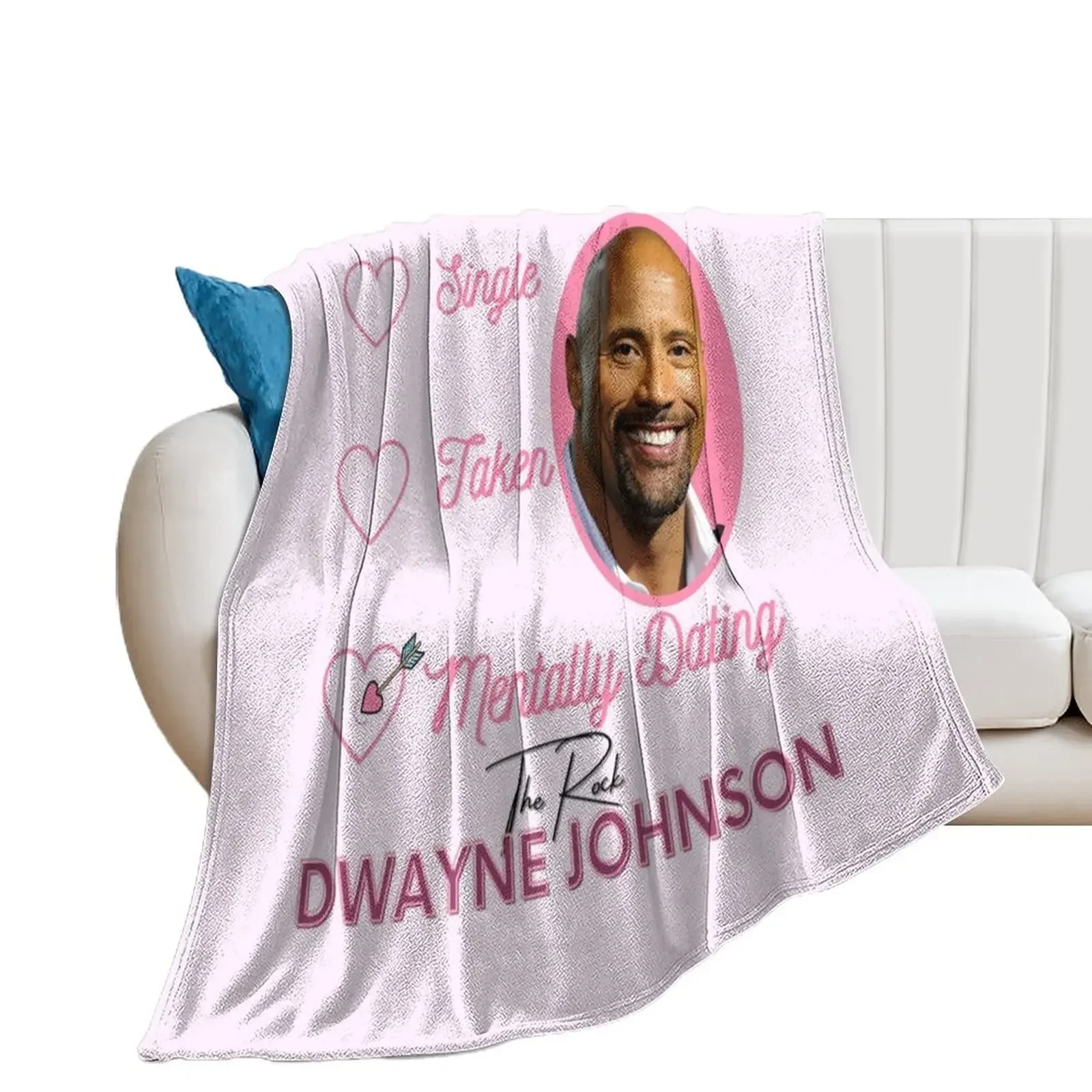 

Mentally Dating Dwayne Johnson Throw Blanket Polar Luxury Thicken for winter Blankets