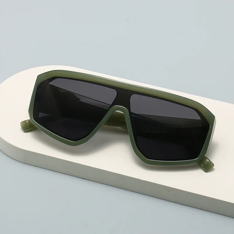 New Y2K Large Frame Joined Body Square Sunglasses Women's Brand Designer Movement Sun Glasses Men Outdoor Cycling Eyewear UV400