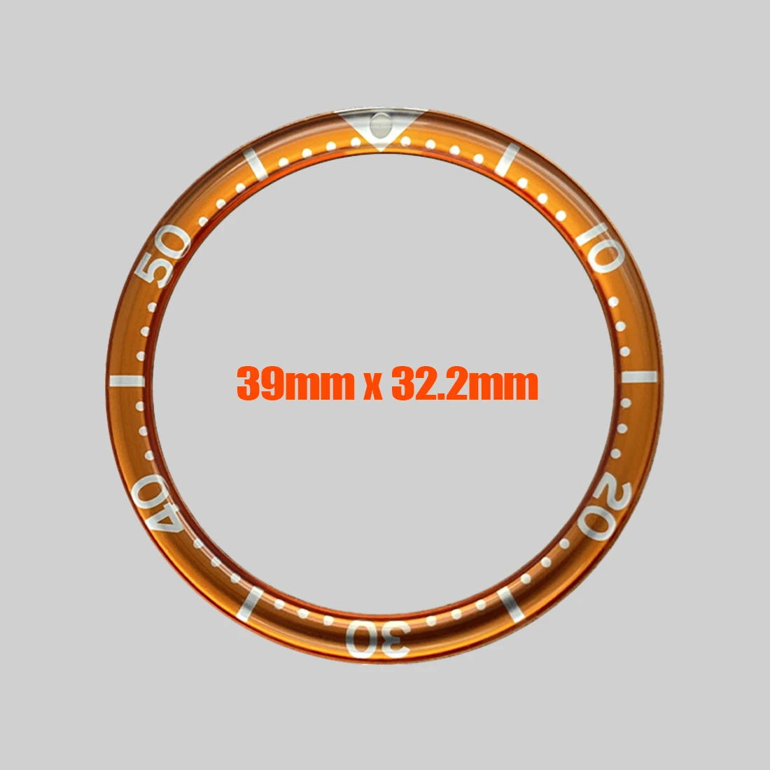 Customized 39X32.2mm Resin Bezel Insert Turtle Bezel Ring Fit for 6105 6309 Turtle Watch Case NH35 NH36 Watch Bezel Ring