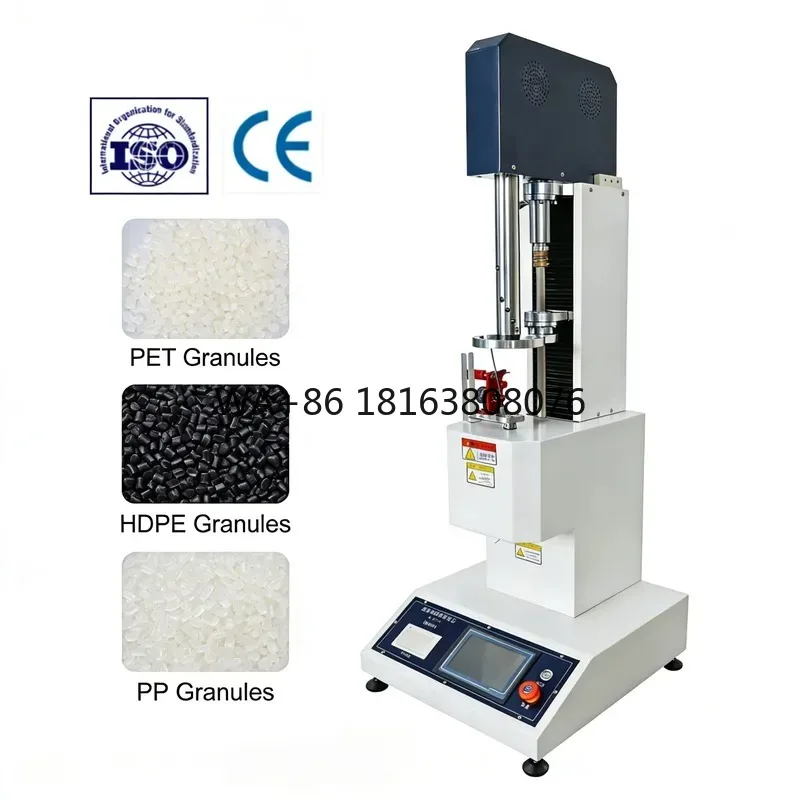 Polymer Melt Flow Index Tester 7-inch Touch Screen High Precision Automatic RT~400 0.2% Accuracy Testing Equipment