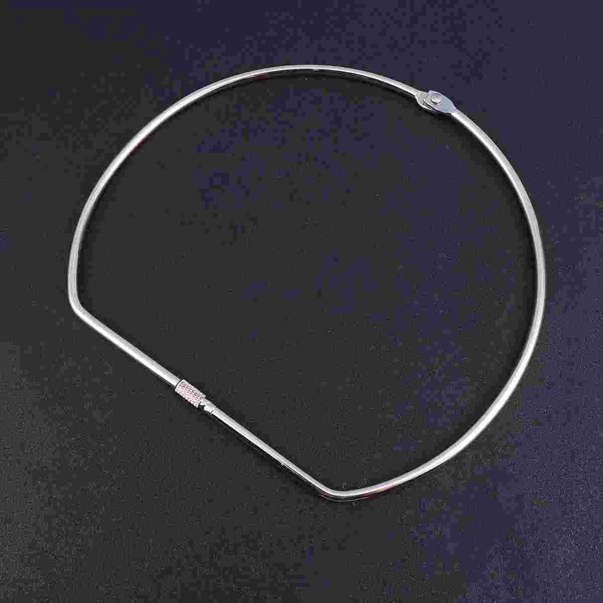 

5 Pcs Purse D Ring Straps Gold Rings for Purses Shape Semi-Circular Buckle Bags High Capacity
