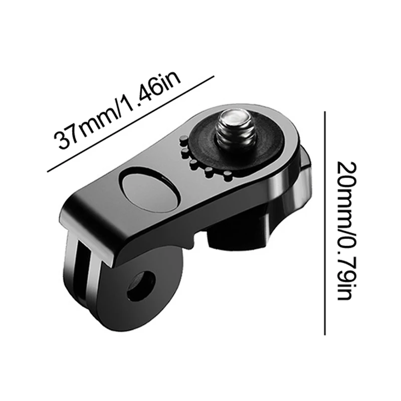 Bridge Mount Action Camera Adapter For Xiaomi Yi Mounts 1/4 inch Screw Hole for Mini Cam Action Cameras HDR