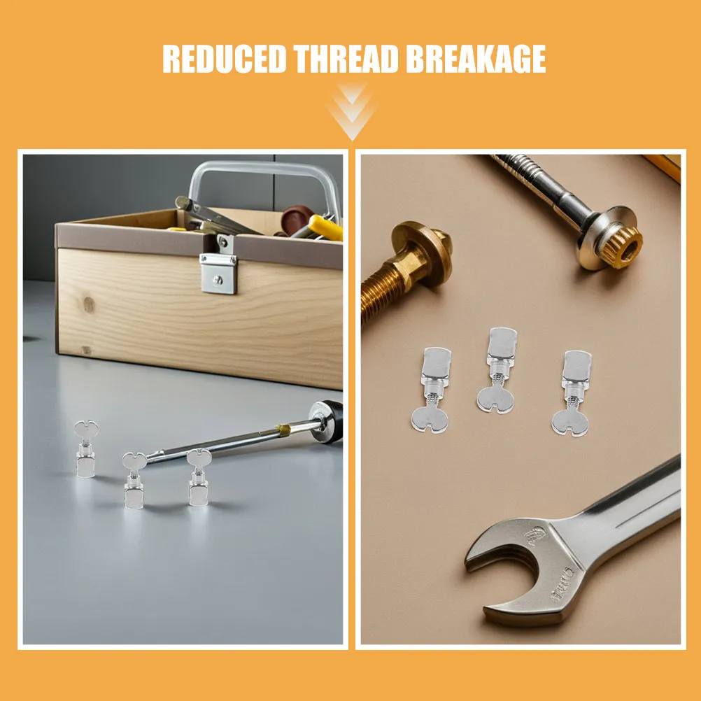 10Pcs Rotatable Metal Needle Clamp Holder for Butterfly Household Sewing Machines Stable Needle Fixing Reduced Thread Breakage
