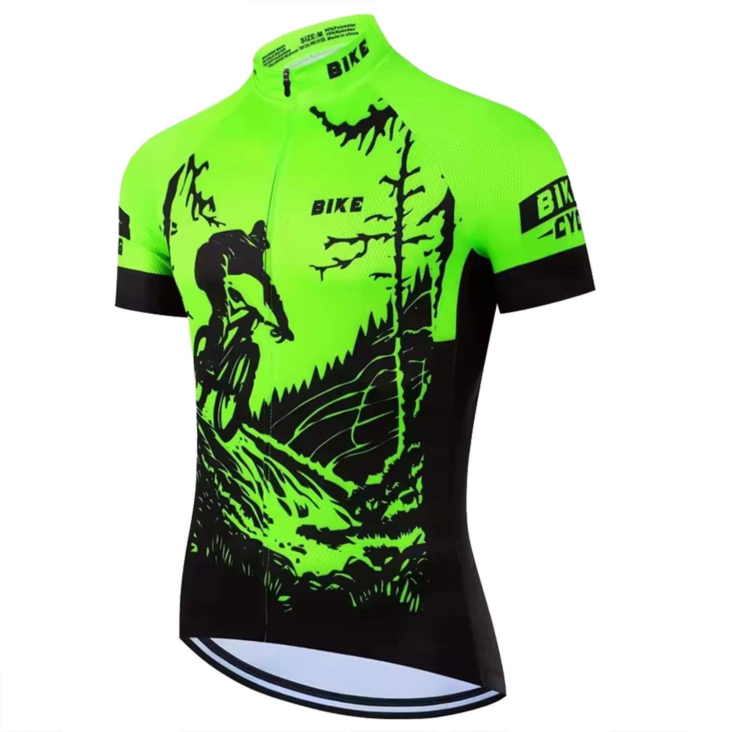 Neues Herren Kurzarm-Fahrradtrikot Sommer-Radsport MTB Bike T-Shirt Outdoor-Radtrikot Fahrradbekleidung Schnelltrocknend – Detail 8