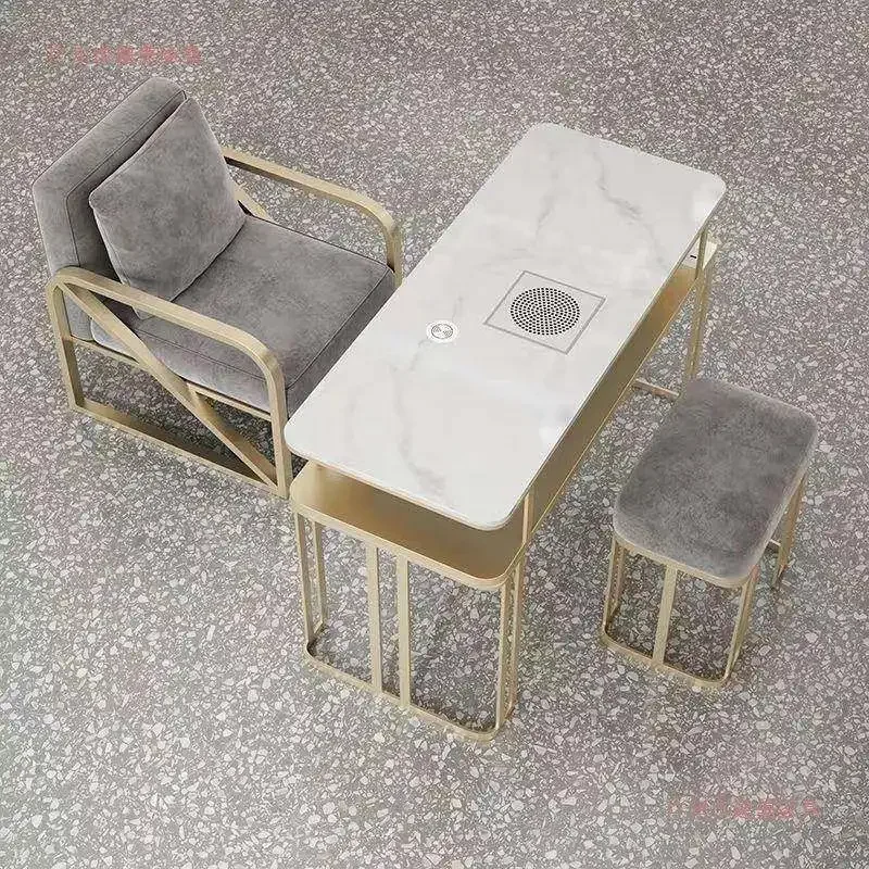 Modern Quality Nail Table Delicacy Tiny Cute Cream Style Creative Nail Desk Aesthetic Elegant Tavolo Manicure Salon Furniture