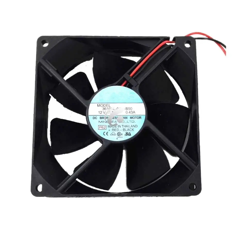 new for good working 9225 12V 0.43A 3610KL-04W-B50 3K UPS fan 92*92*25MM refrigerator cooling fan good Working on sale