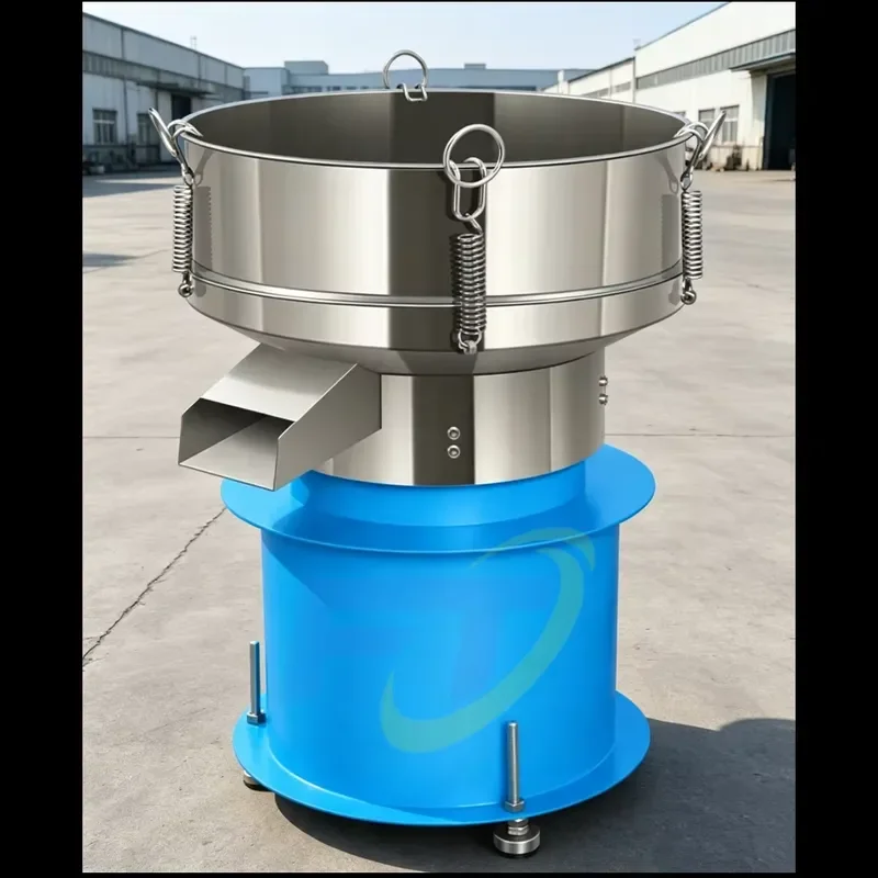 i Small Circular Vibrating Screen Stainless Steel Electric Powder Screening Machine for Plastic Powder/Ore Powder Sieving