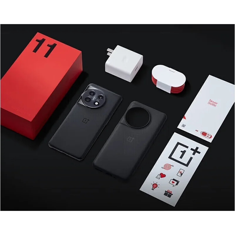 Oneplus 11-smartphone, 6,7” Leeuwebek 8 generatie 50 MP Bluetooth 5.3 NFC mobiele telefoon