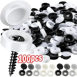 Plastic Nails Screw Cap Decorative Covers 7 Colors Car Nut Nails Protective Caps Self-tapping Screws Cover Furniture Hardware