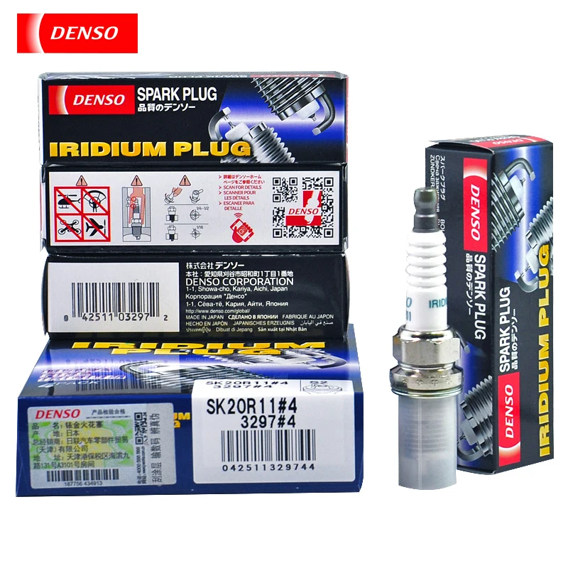 

DENSO Iridium platinum spark plug SK20R11 3297 Adaptor Camry Lexus ES/GS/IS nozzle