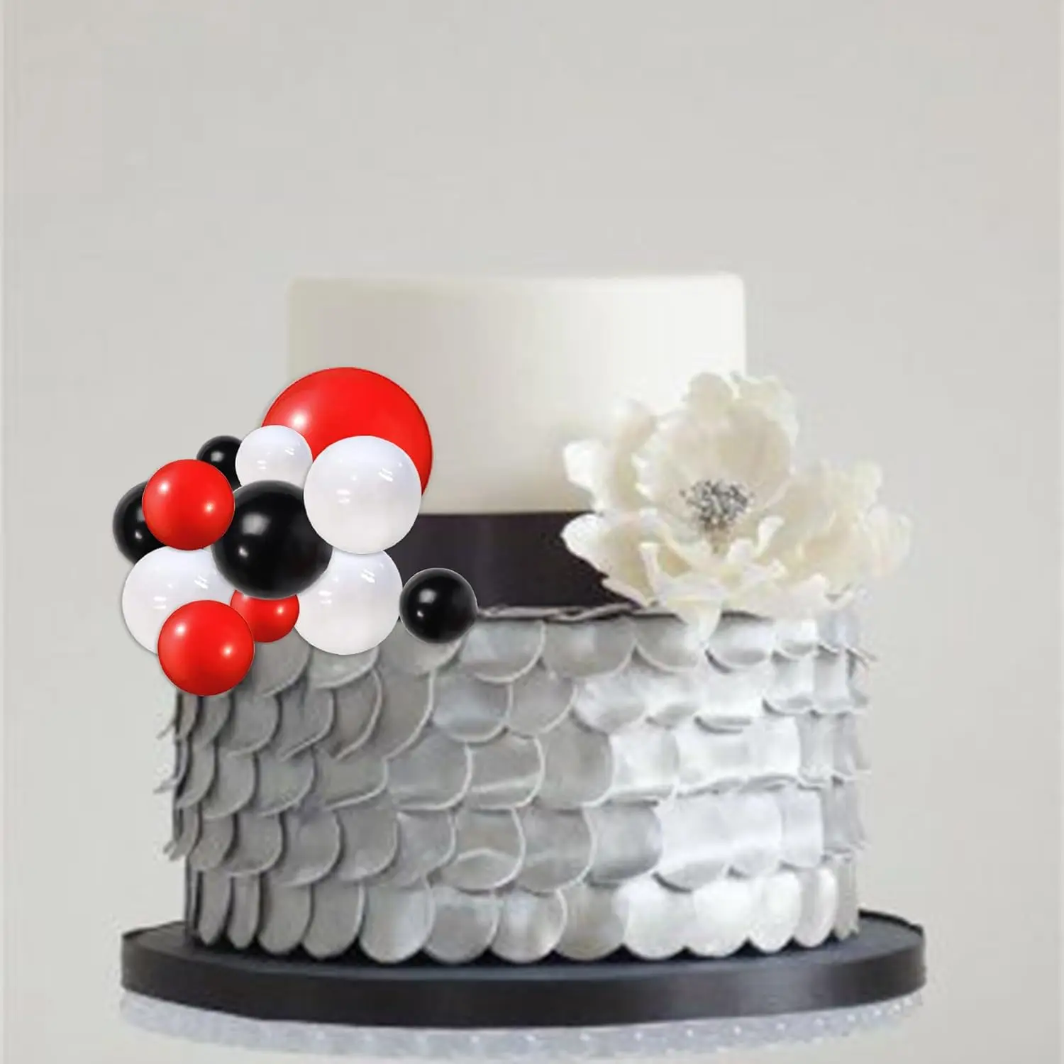 24 Stück Kugeln, Kuchendeckel, Cupcake-Topper, Schaumstoff-Kugeln, Kuchendeckel, Dekorationen für Hochzeit, Babyparty, Geburtstag, Partyzubehör – Detail 4