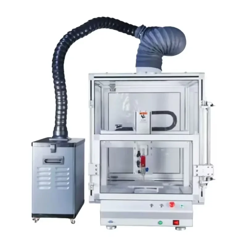 for Liujiang three-proof coating machine Industrial 3-axis coating machine with smoke exhaust sprayer