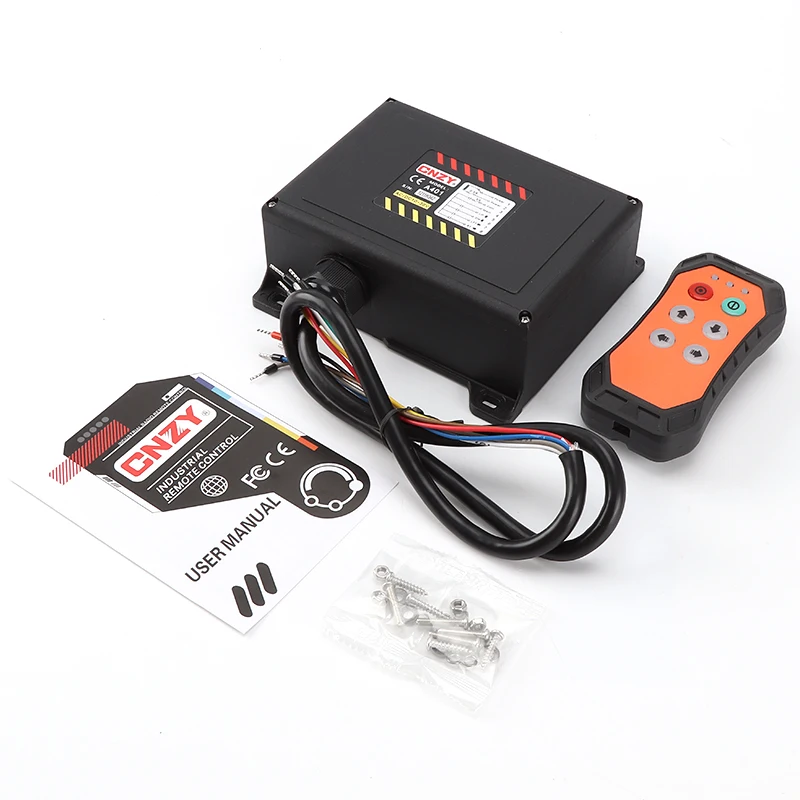 4 Buttons Single Speed Industrial Wireless Radio Crane Remote Control Switches Winches Hoist Track Crane Lift Control