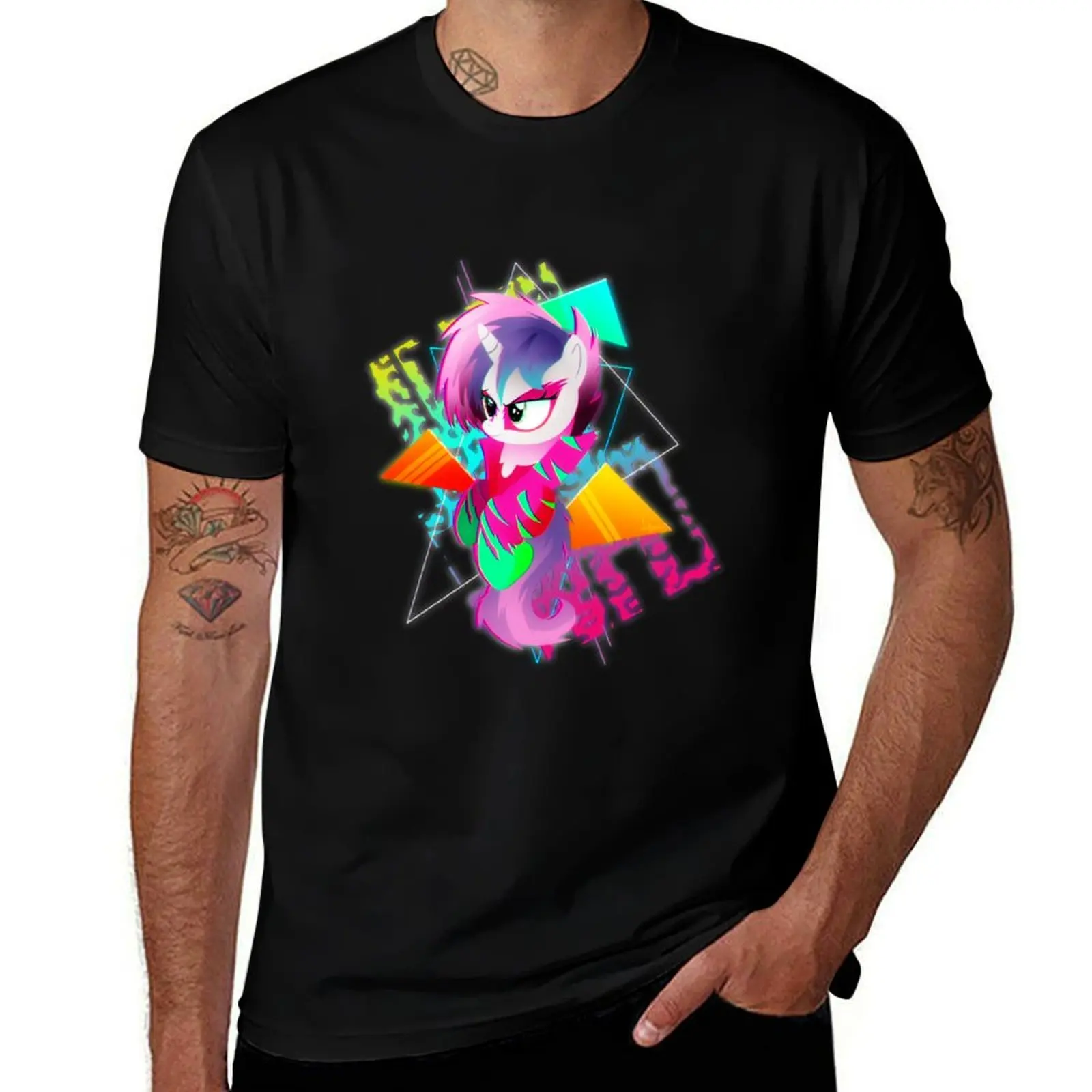

Synthwave Sweetie Belle T-Shirt Outdoor Sports Lightweight Tee