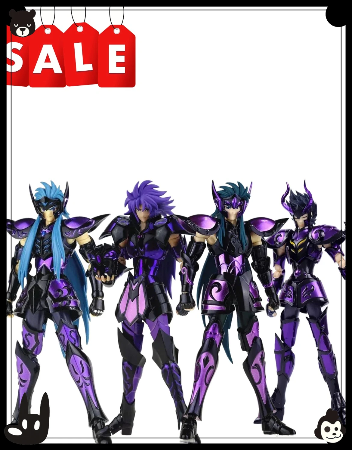 

CS Model Saint Seiya Myth Cloth Saint EX Gemini Saga Aquarius Camus Capricorn Shura Hades Knights of the Zodiac Action Figure