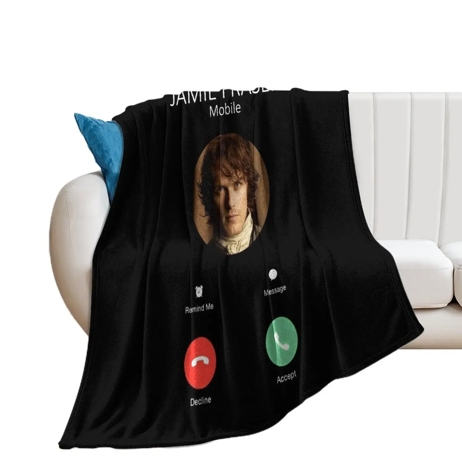 Gifts For Men Jamie Fraser Calling Cute Gift Throw Blanket anime Blankets Sofas Of Decoration Cute Blankets