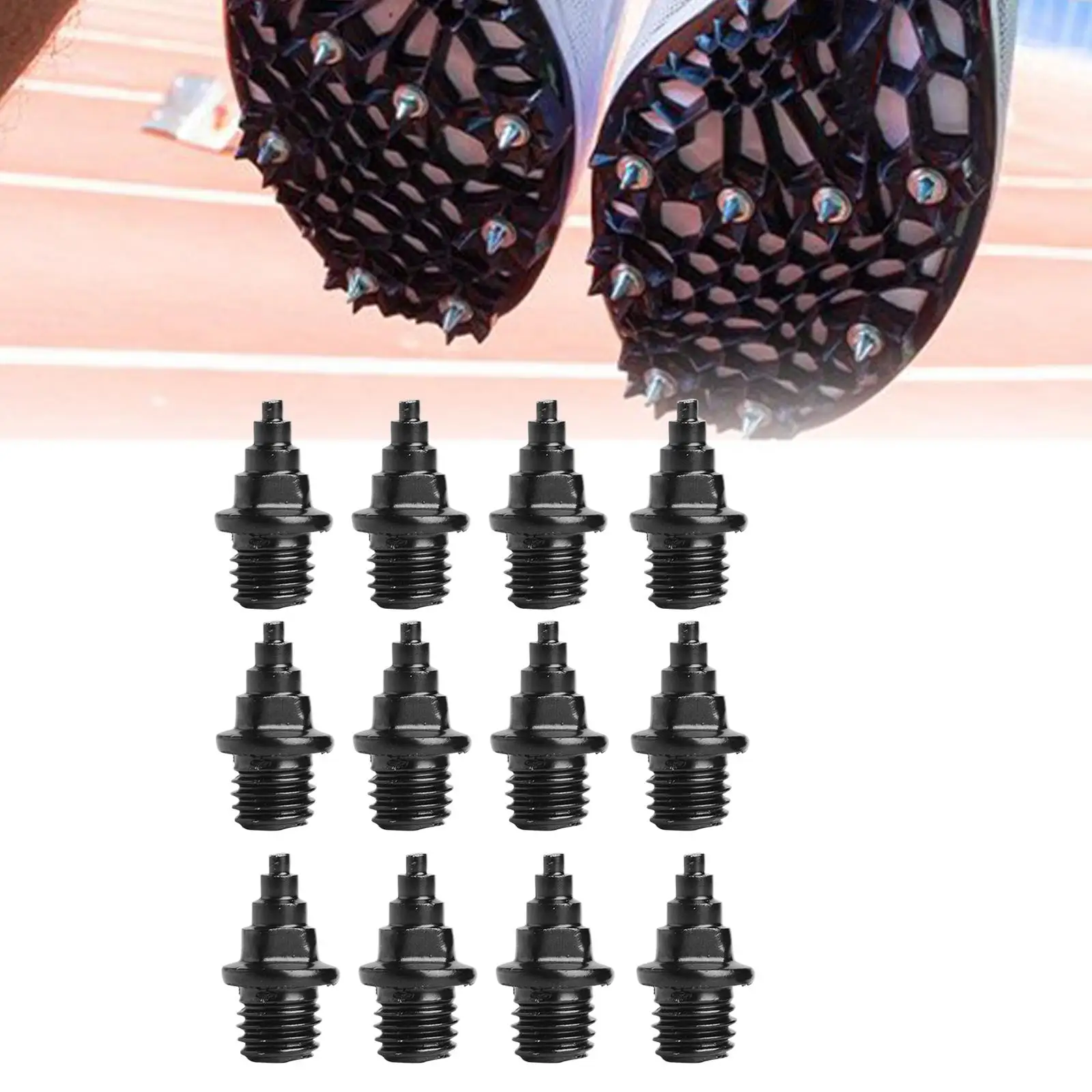 Picos de Atletismo para Esportes, Corrida Spikes para Competição, Exame, 7mm, 12Pcs