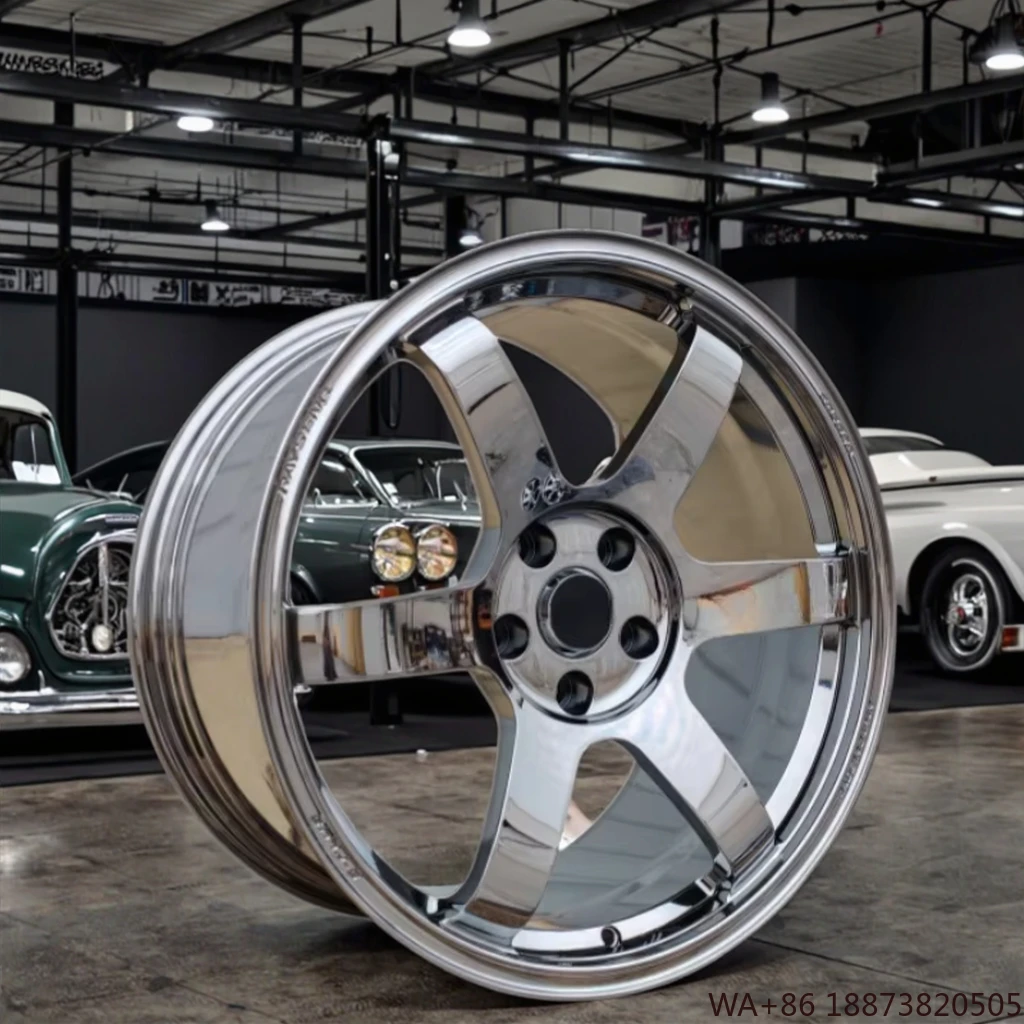 

Кованые 5x120 5x114,3 18-дюймовые кованые моноблочные колеса Volk Racing Te37 для Tesla Model S Jdm, обод автомобильных колес