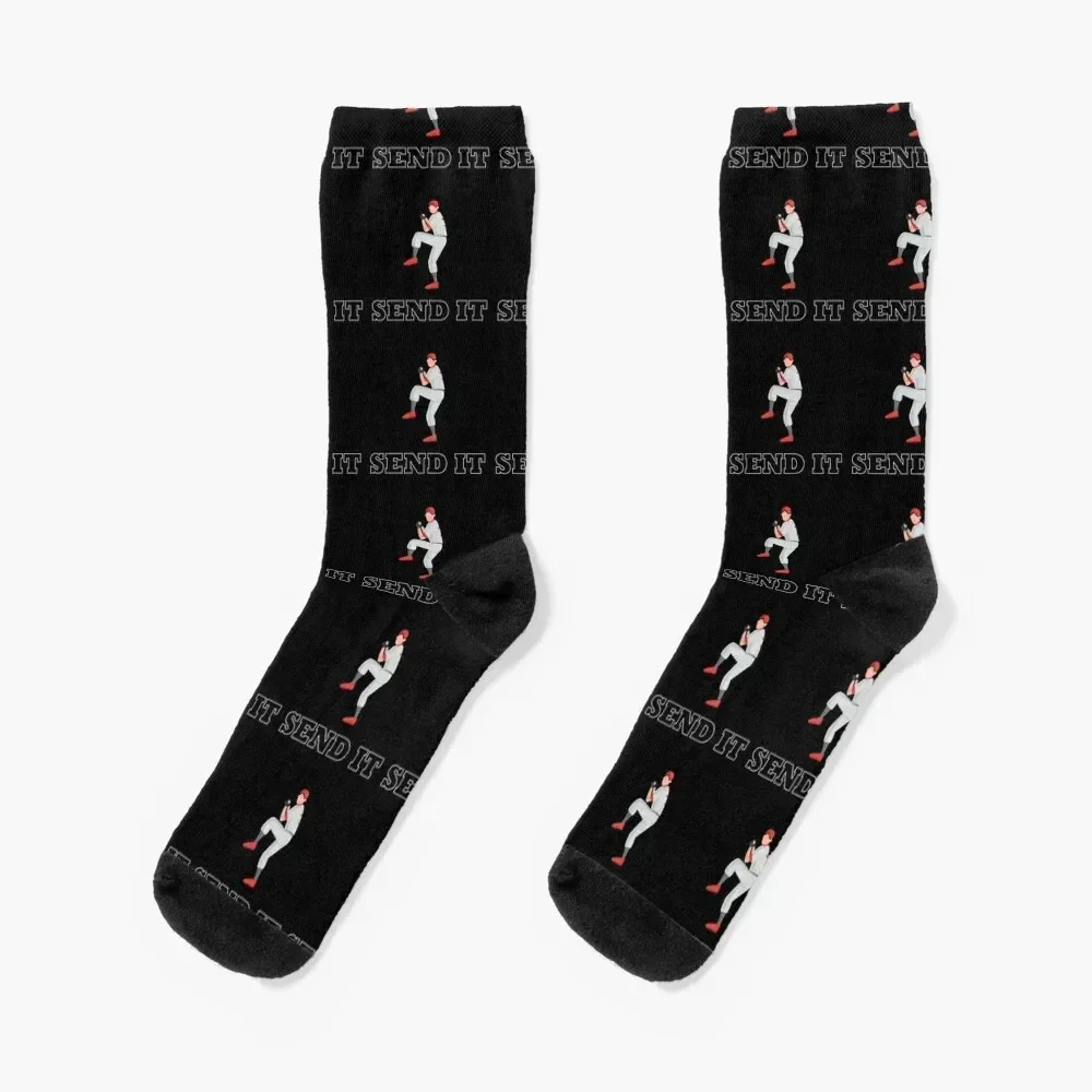 

Trevor Bauer send it Socks football hiphop Socks Man Women's