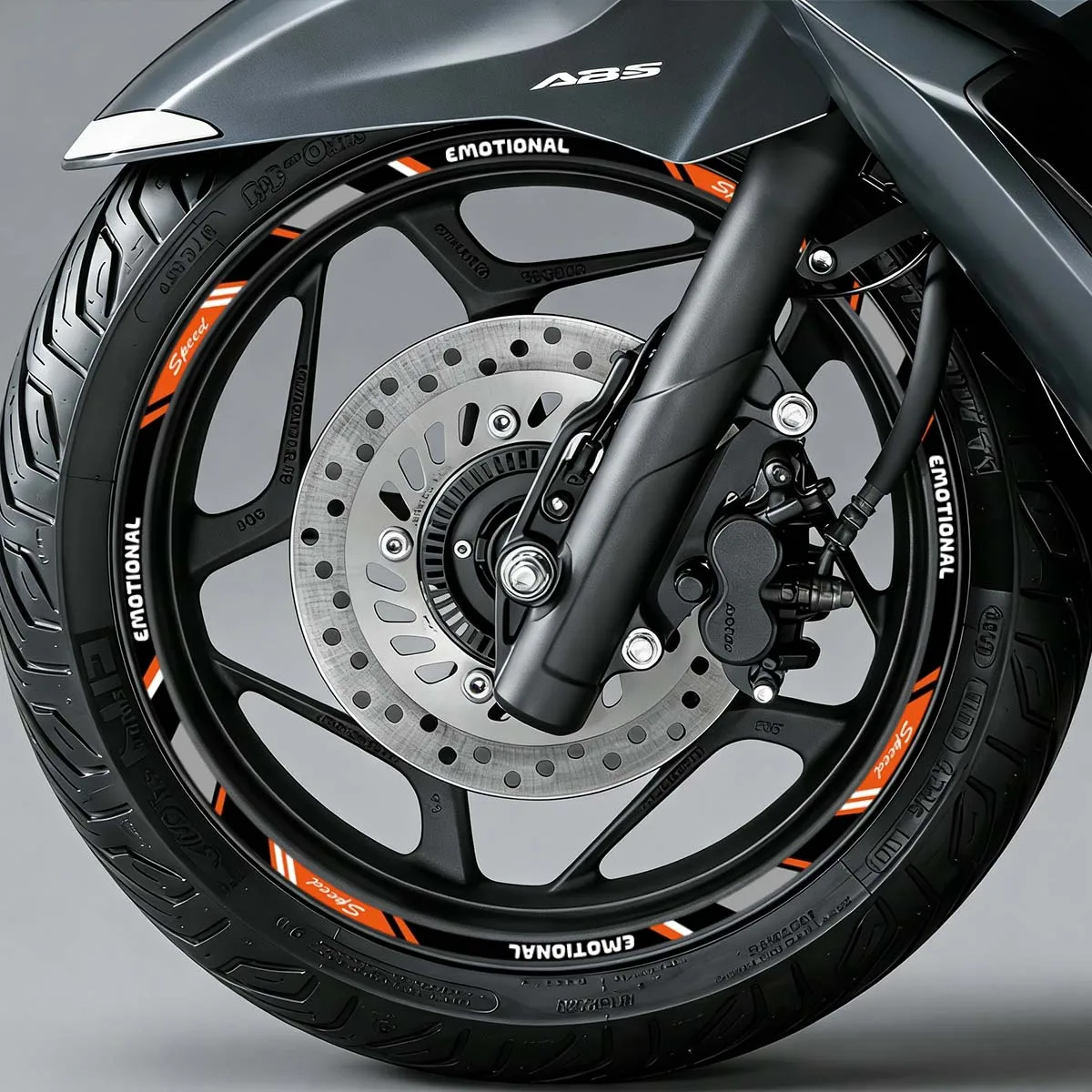 14'' 13'' Refl Motorcycle Wheel Hub Stickers 3D Epoxy Resin Moto Scooter Body Decor Vinyl Accessories Decals For PCX 125 150 160