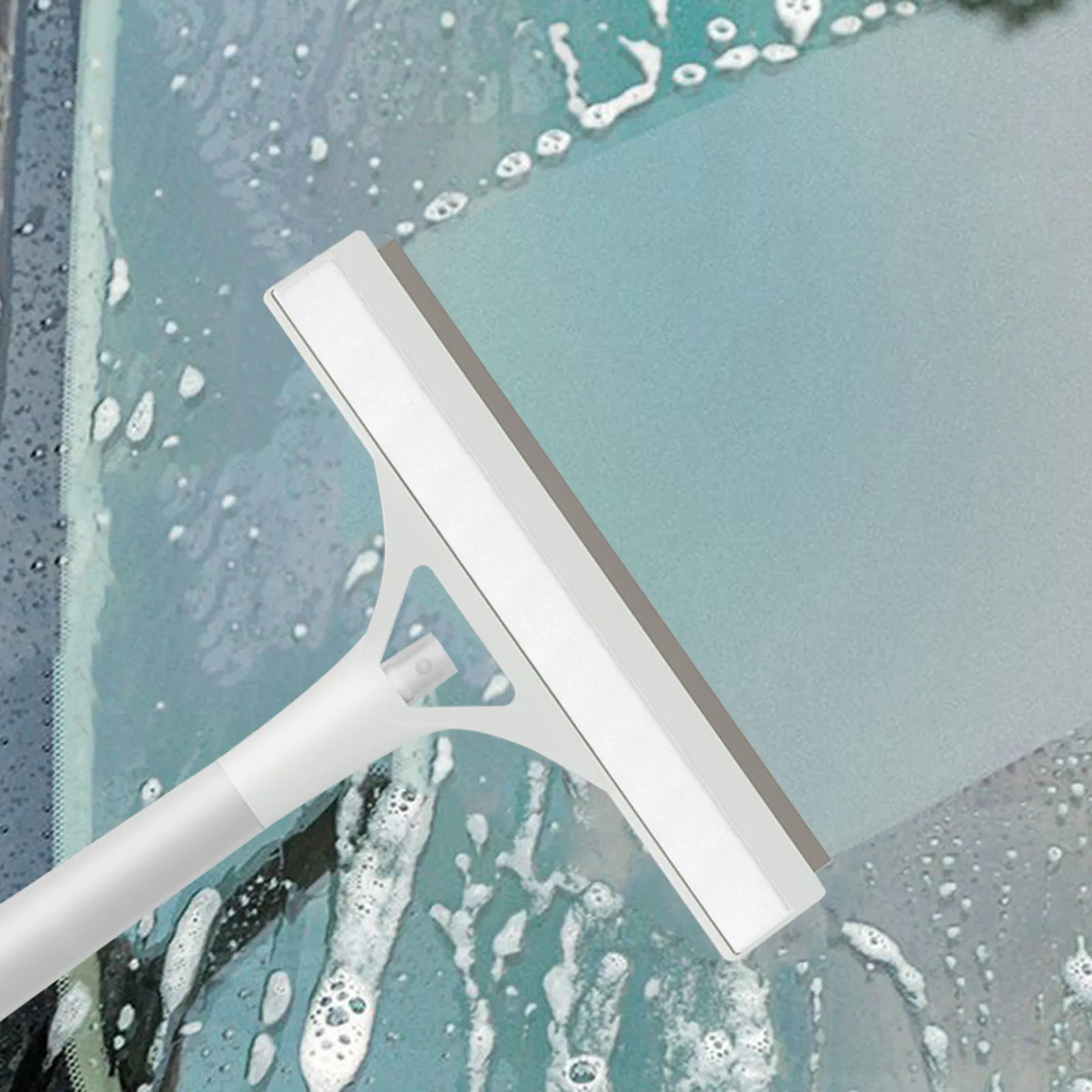 Shower Squeegee Three-In-One Silicon Shower Squeegee Household Bathroom Window Mirror Glass Cleaning Tool For Home