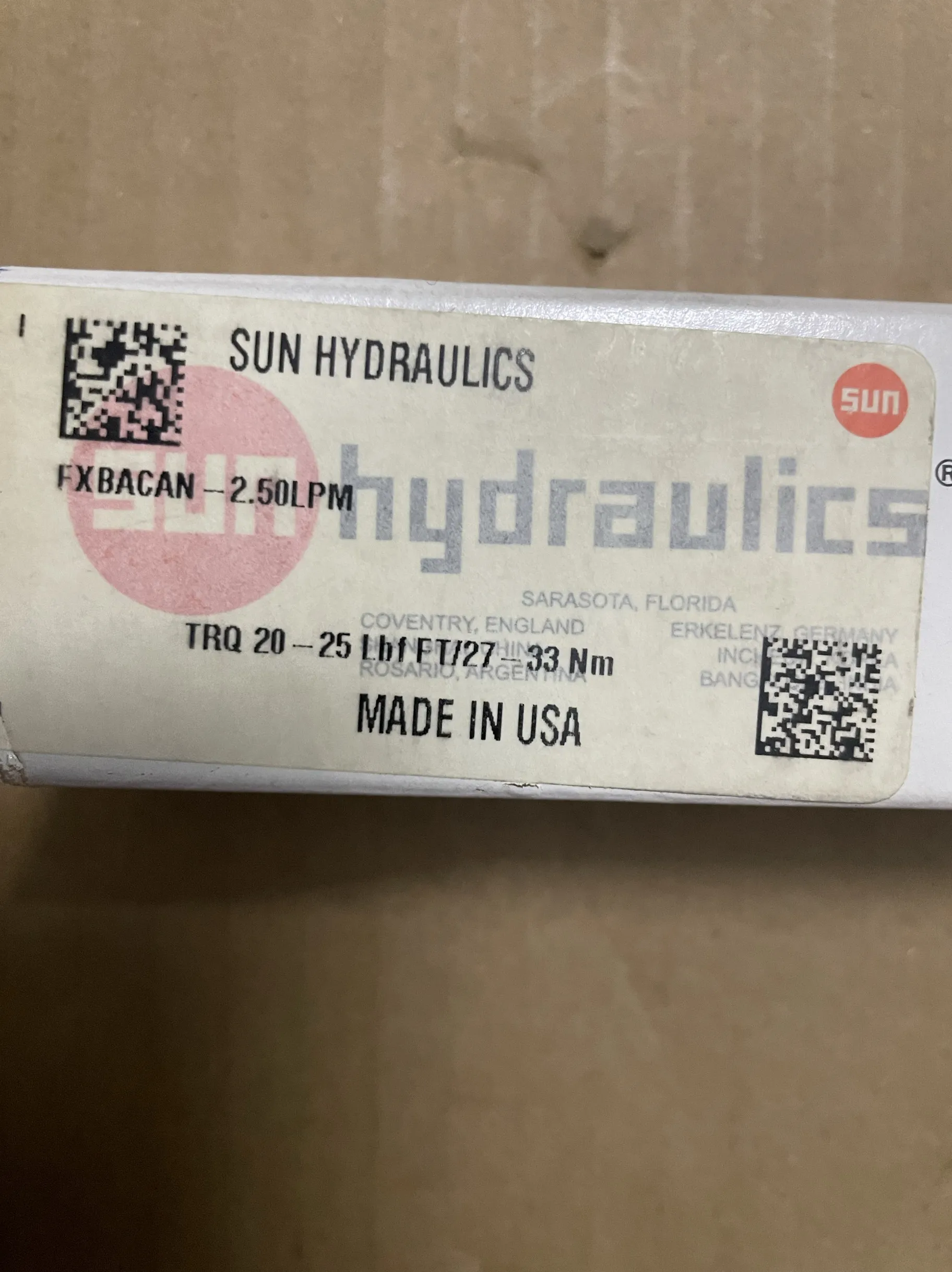 Price Real Effective Spool SUN Sun Valve FXBACAN Original