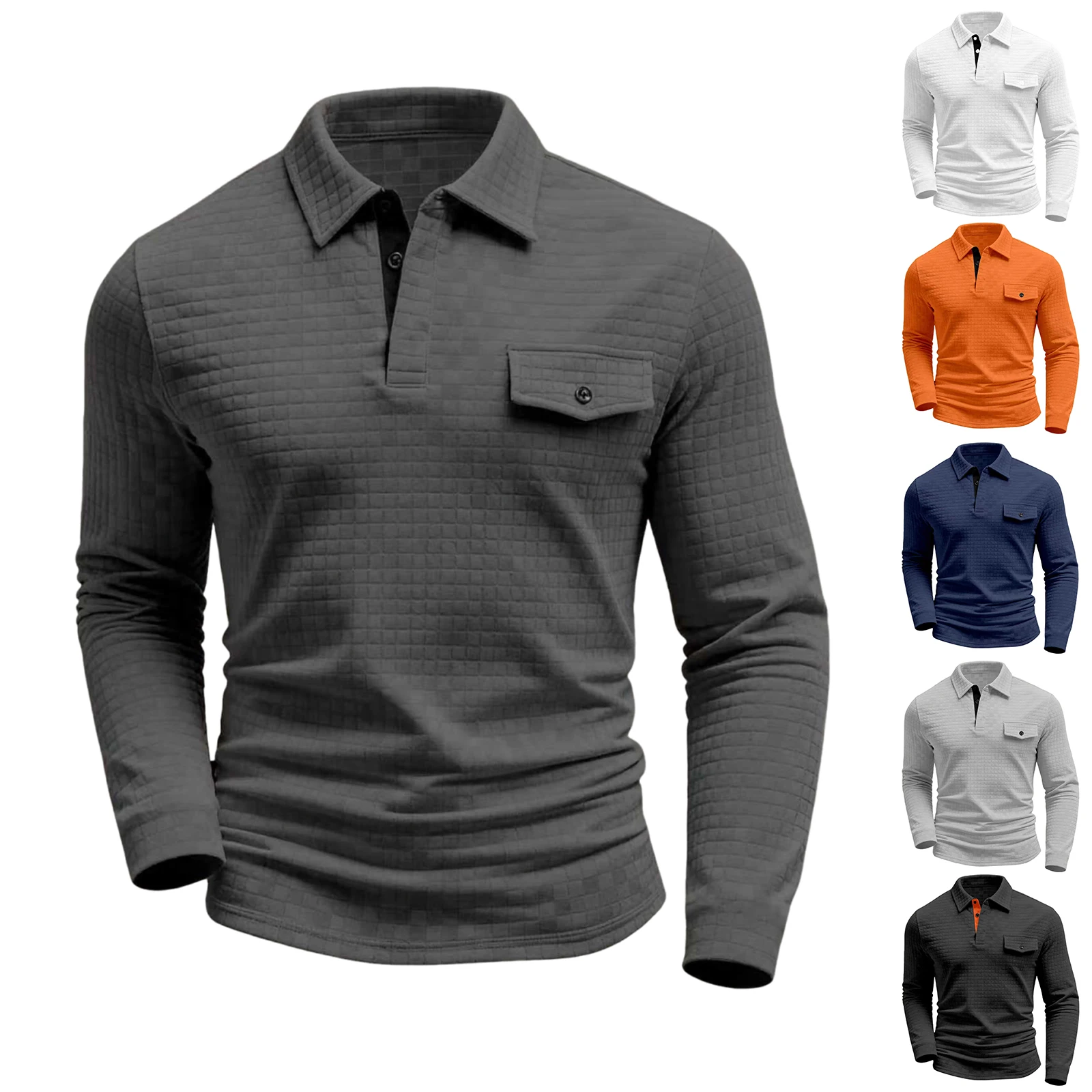 

Мужская уличная рубашка, повседневный спортивный топ, однотонные осенние и зимние толстовки большого размера, рубашки для кемпинга и пешего туризма