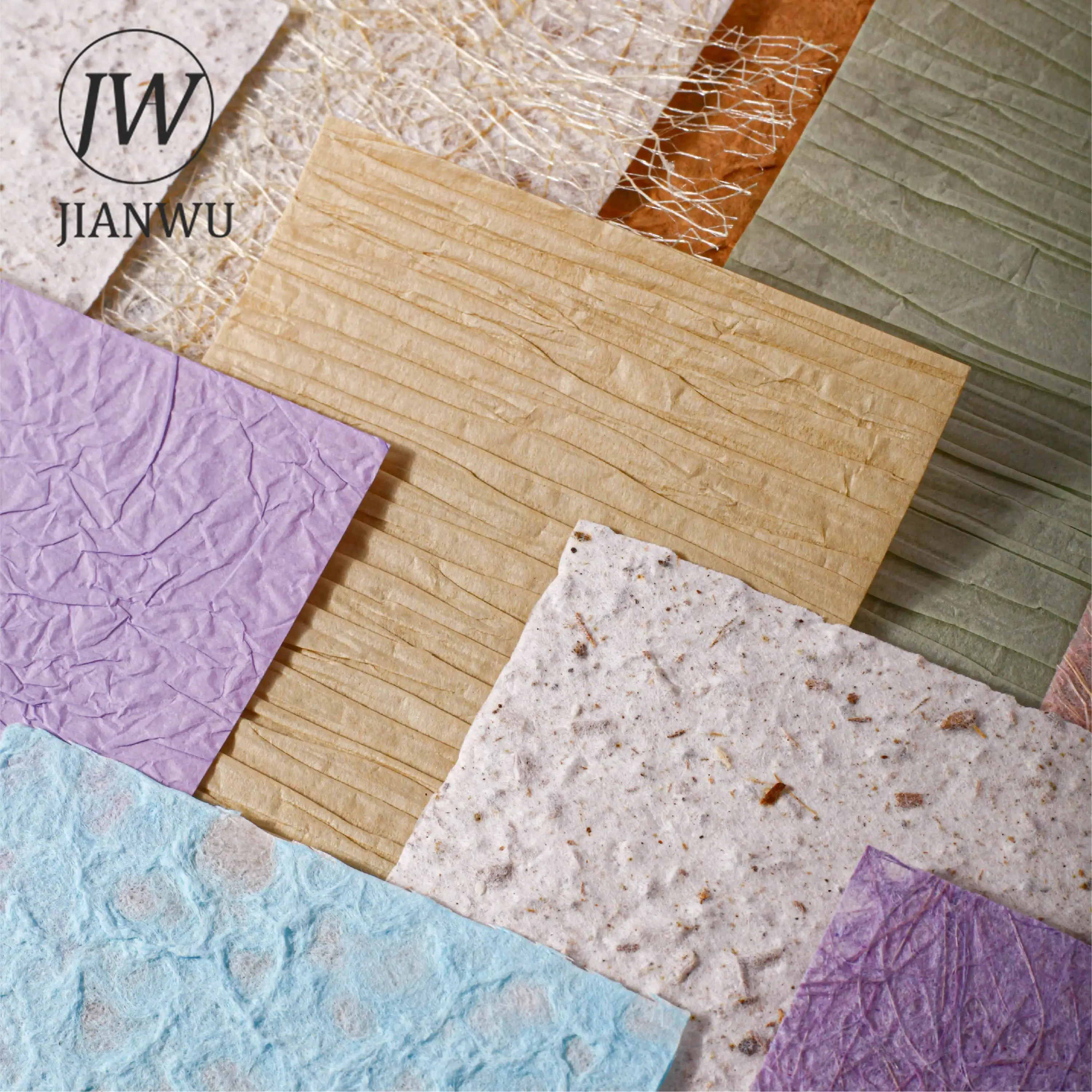 JIANWU Vintage Rough Texture Landscape Collage Scrapbooking Material Paper Creative DIY Junk Journal Stationery
